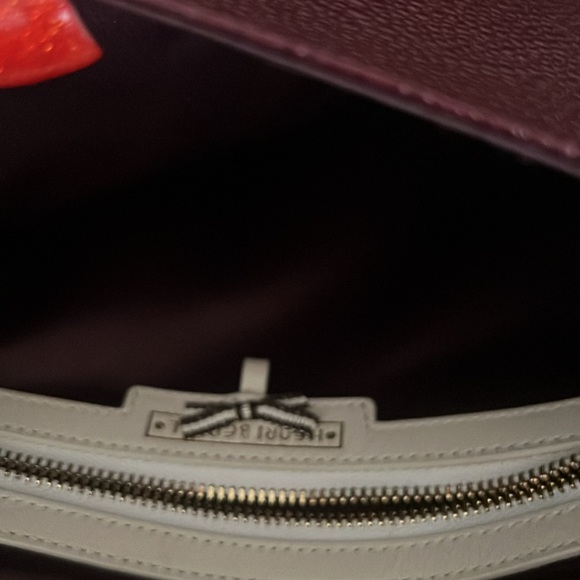 Henri Bendel red pebble leather crossbody - Picture 8 of 10